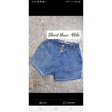 short lưng thun bigsize