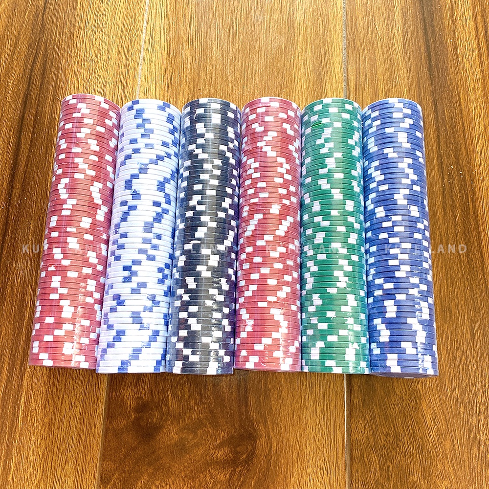 Vali Phỉnh Chip Poker Cao Cấp Hộp Nhôm 200/300 Chip Không Số Loại Tiêu Chuẩn Las Vegas