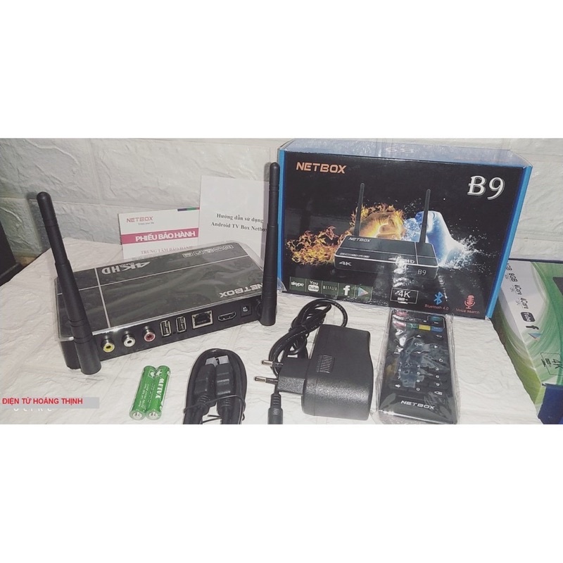 netbox B9 ram 2g biến tivi thường thành smat tivi