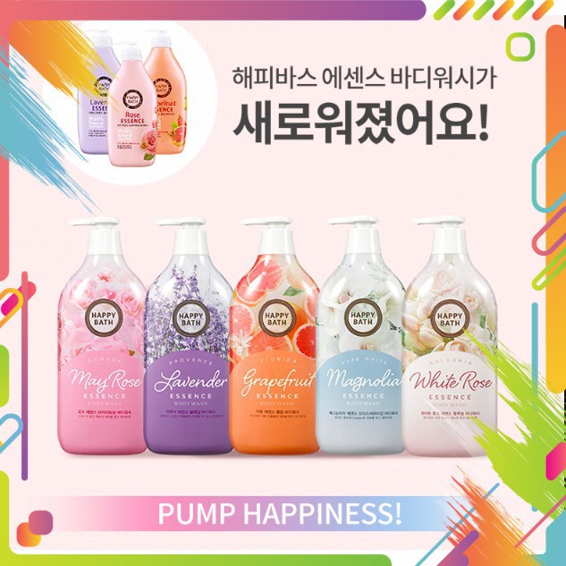 SỮA TẮM TRẮNG DA / HAPPY BATH / Sữa tắm Happy Bath Hàn Quốc 900g [HOT]