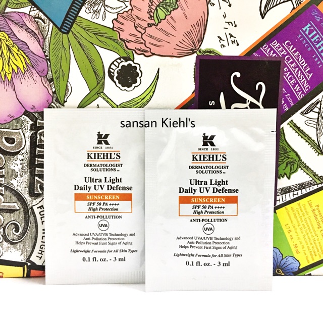 Kem chống nắng Kiehl’s sample 3ml