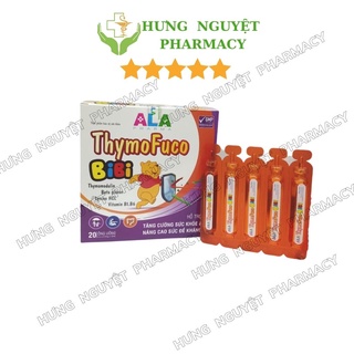 THYMOFUCO BIBI hỗ trợ Tăng cường sức khỏe nâng cao đề kháng hộp 20 ống