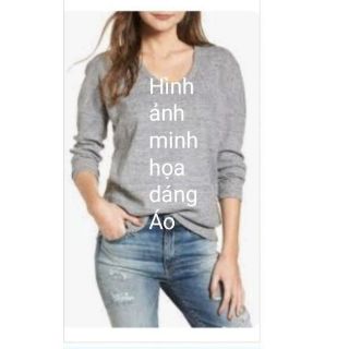 Áo len mỏng cổ tròn hàng vnxk xuất dư xịn