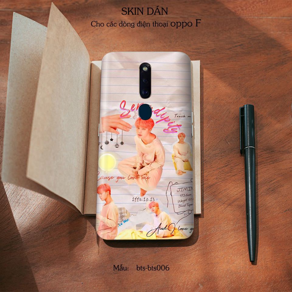 Skin dán cho các dòng điện thoại Oppo Neo 5 - Neo 7 - R5 - R7  in hình BTS cực đẹp
