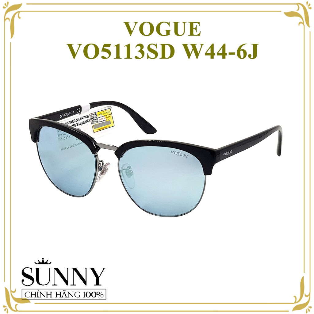 VO5113SD W44-6J - Kính mát Vogue chính hãng Italia, bảo hành toàn quốc