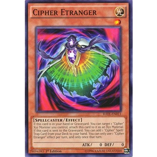 Thẻ bài Yugioh - TCG - Cipher Etranger / RATE-EN011'