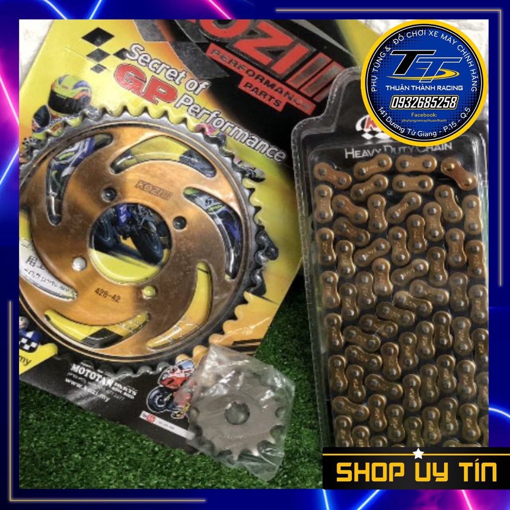 Nhông sên dĩa kozi cho sipot