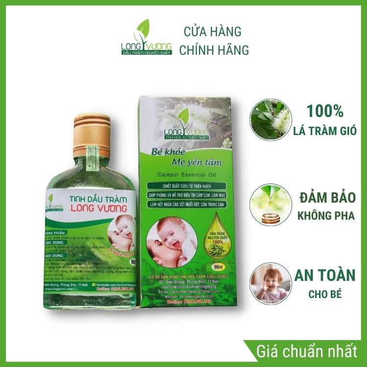Tinh Dầu Tràm Huế nguyên chất Long Vương 90ml
