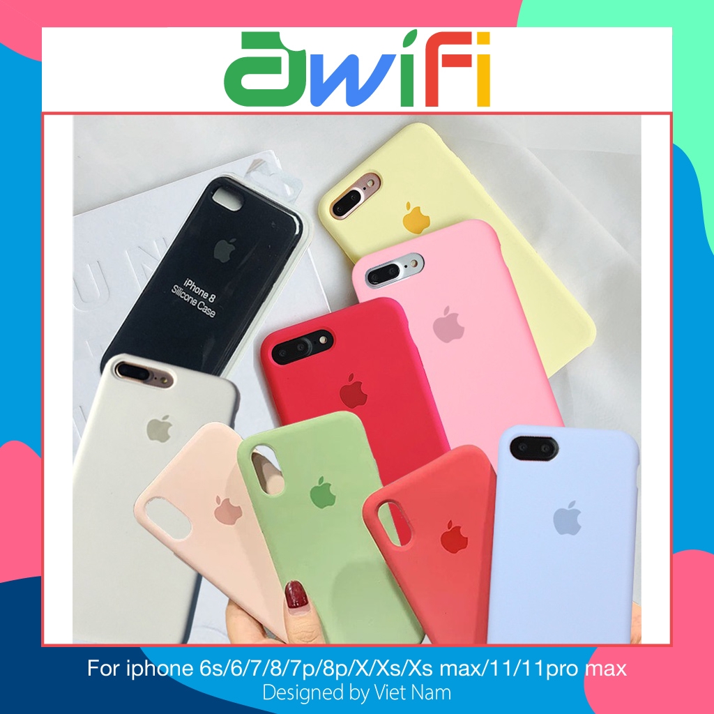 Ốp điện thoại họa tiết logo quả táo chống bẩn cho IPHONE 6/6S/6PLUS/6SPLUS/7/8/7PLUS/8PLUS/X/XS/XSMAX/11/11PROMAX GT-A | BigBuy360 - bigbuy360.vn