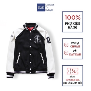 Áo bomber mlb ny 03 nam nữ cá tính siêu đẹp
