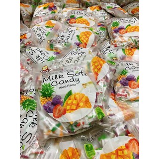 kẹo dẻo milk soft candy bịt 320gam