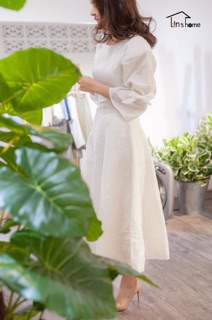 ĐẦM LIN TRẮNG (HÌNH THẬT SHOP CHỤP)