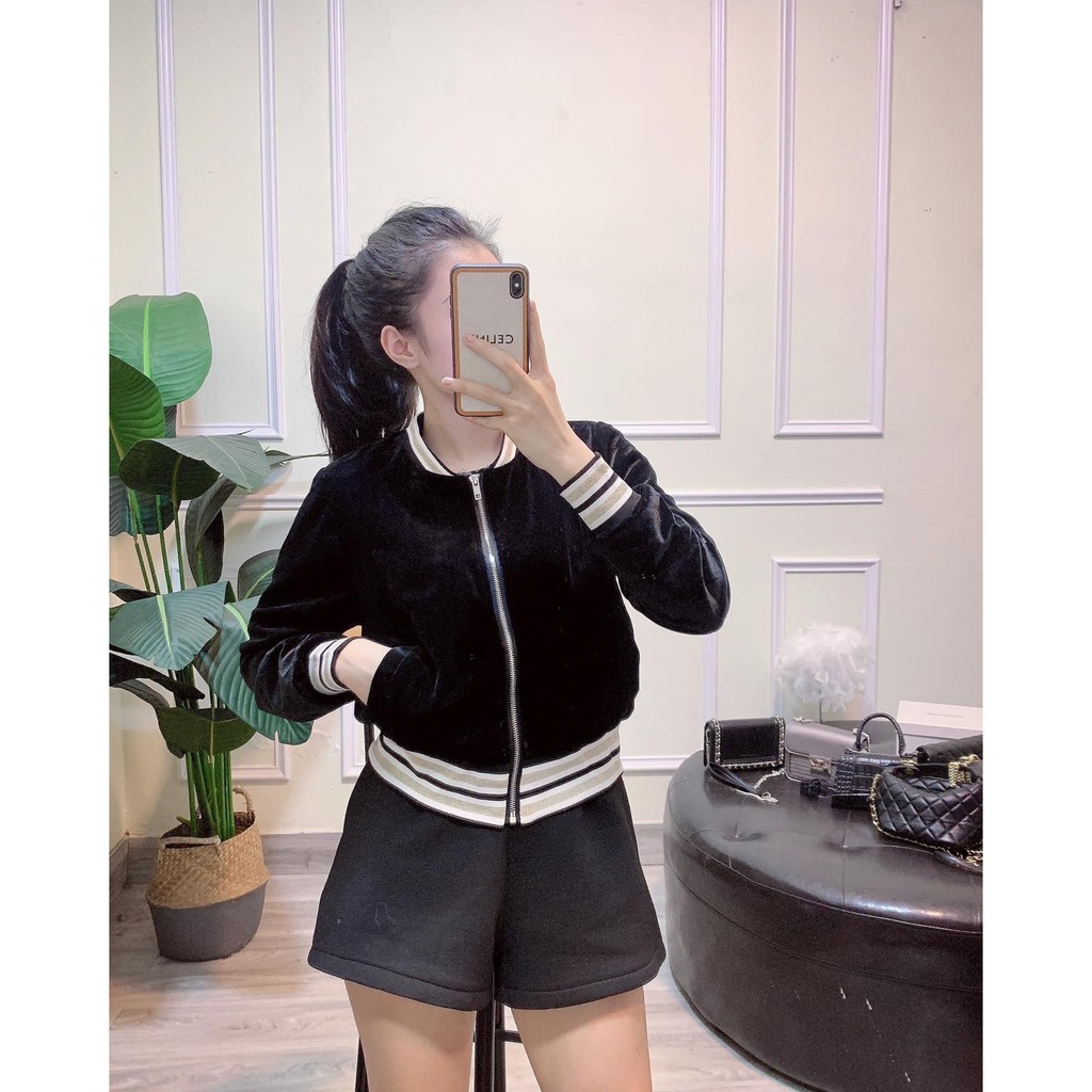 ÁO KHOÁC NHUNG 2 LỚP BO NHŨ
