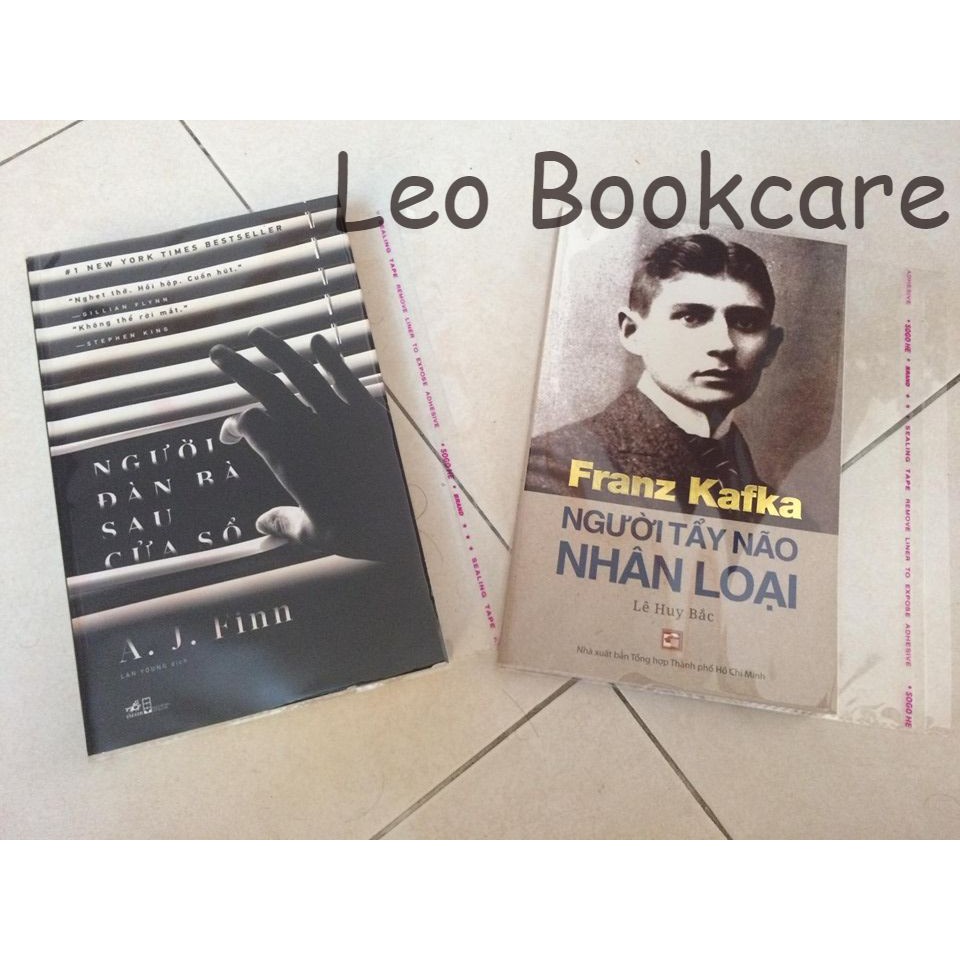 (24x15,15.5cm) 10 cái Bao bì bọc bìa sách, tiểu thuyết, truyện chữ.Leo Bookcare