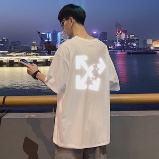 Áo phông Phản Quang OFF_White đen trắng [FREESHIP] áo dáng unisex hàng đủ size, áo thun nam nữ đẹp chất, chất cotton mềm | BigBuy360 - bigbuy360.vn