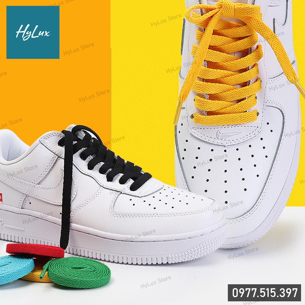 [Bảng 30 màu] Dây giày dẹt Nike Air Force 1 (AF1), Air Jordan 1 (AJ1) 15 màu cuối