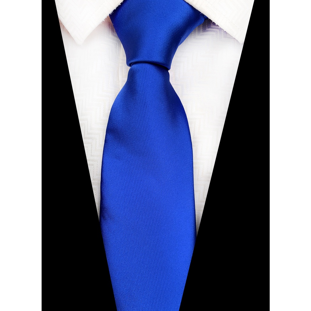 Cà Vạt 8cm Màu Đen / Trắng Thời Trang Lịch Lãm Cho Nam 24h