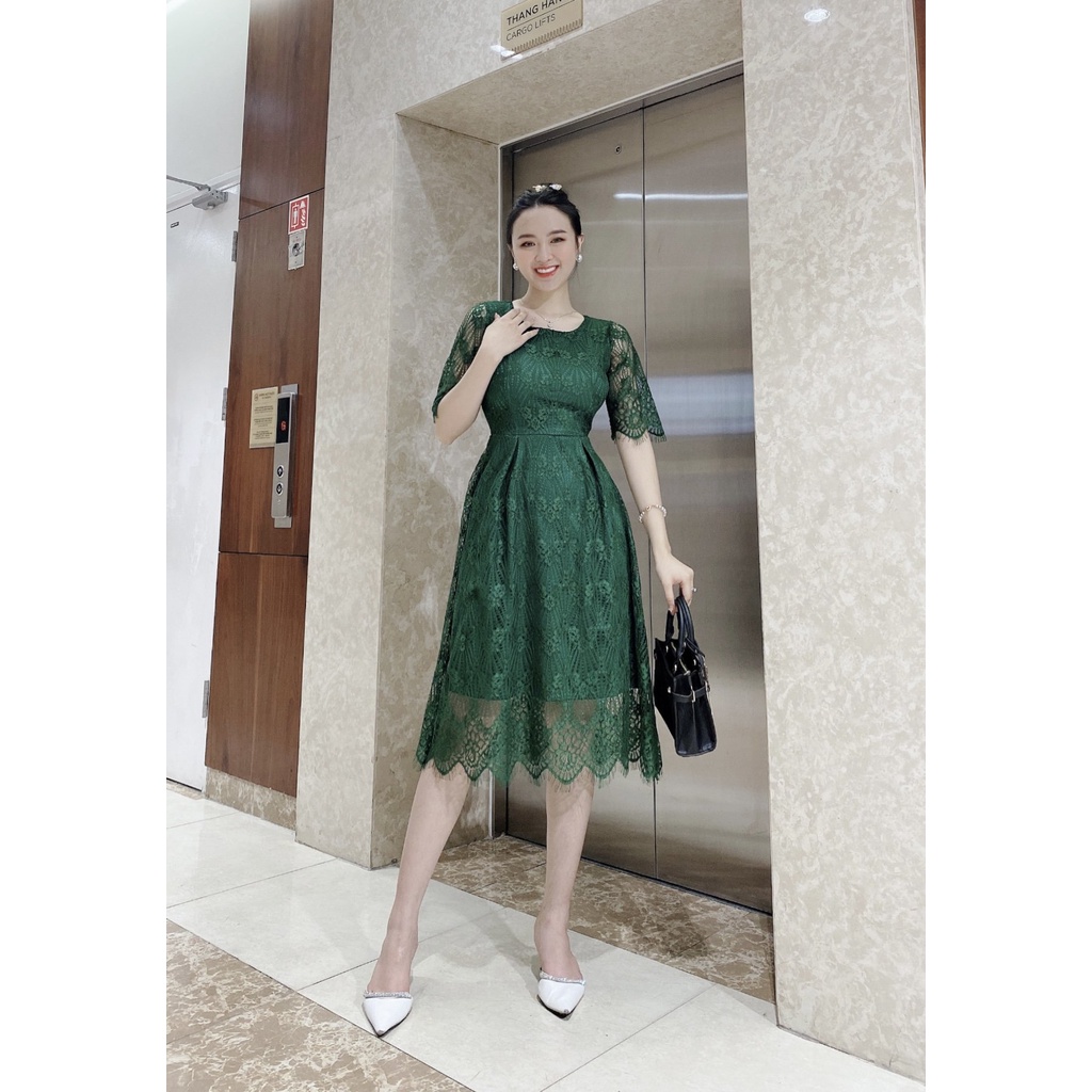ĐẦM XÒE REN TIỂU THƯ CAO CẤP - DAM06