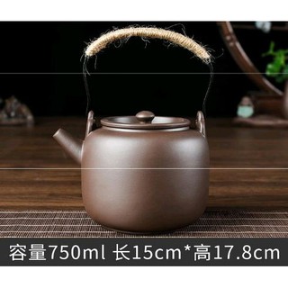 Ấm tử sa quai xách