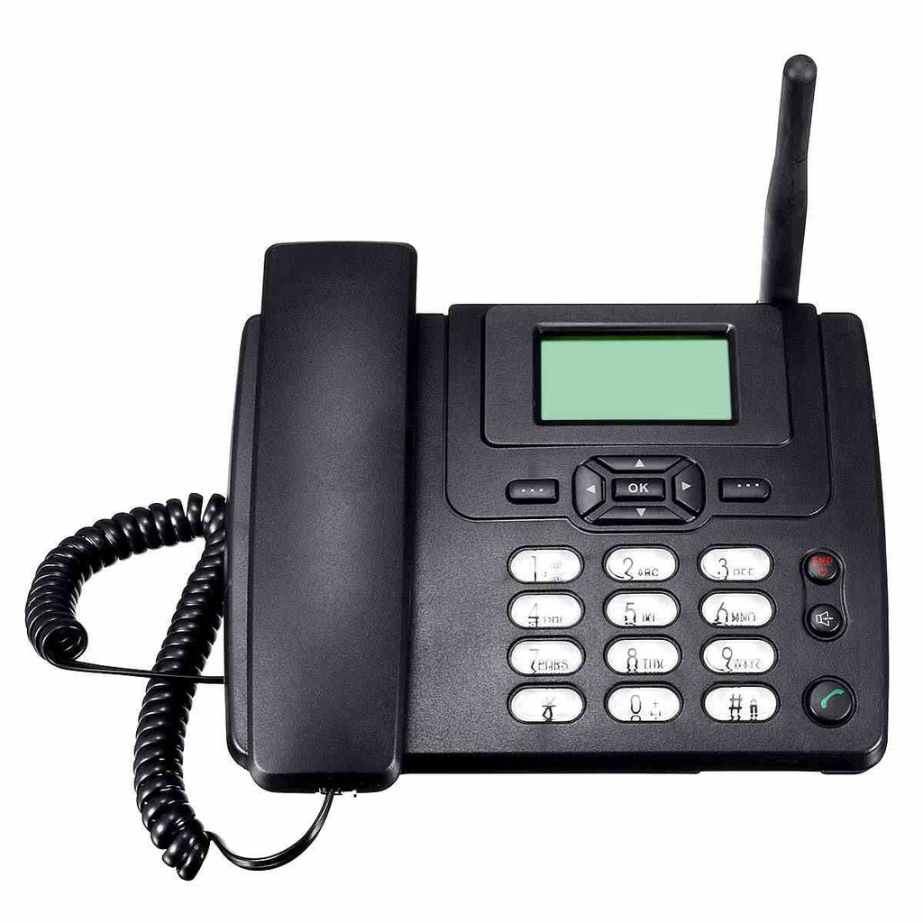 Điện Thoại Bàn Không Dây Gắn Sim Di động, Sim cố định