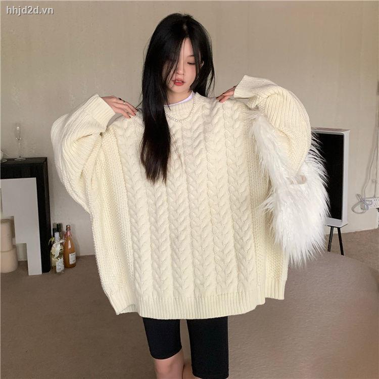 ஐ Áo sweater dệt kim chui đầu cổ tròn dáng rộng kiểu Hàn Quốc thời trang thu đông mới cho học sinh nữ 7 ngày]
 | BigBuy360 - bigbuy360.vn