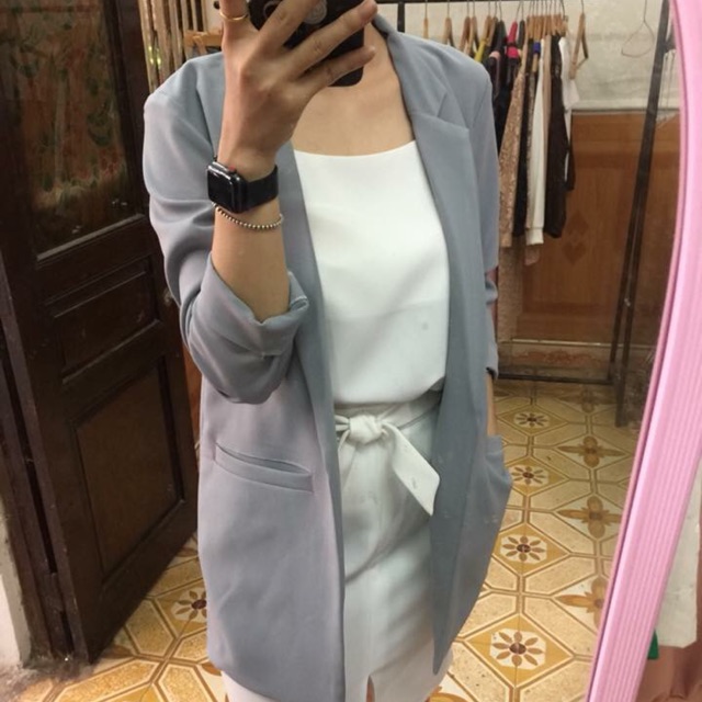 Áo balzer các màu: đen, be, kẻ, xanh...