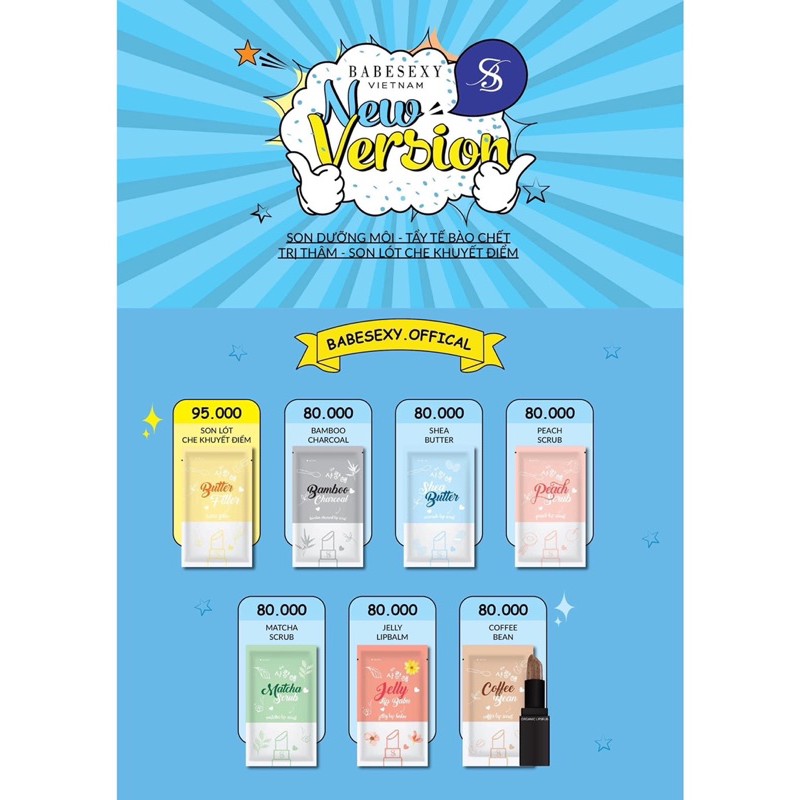 SON DƯỠNG TẨY TẾ BÀO CHẾT , LÀM HỒNG MÔI (KÈM QUÀ) | BigBuy360 - bigbuy360.vn