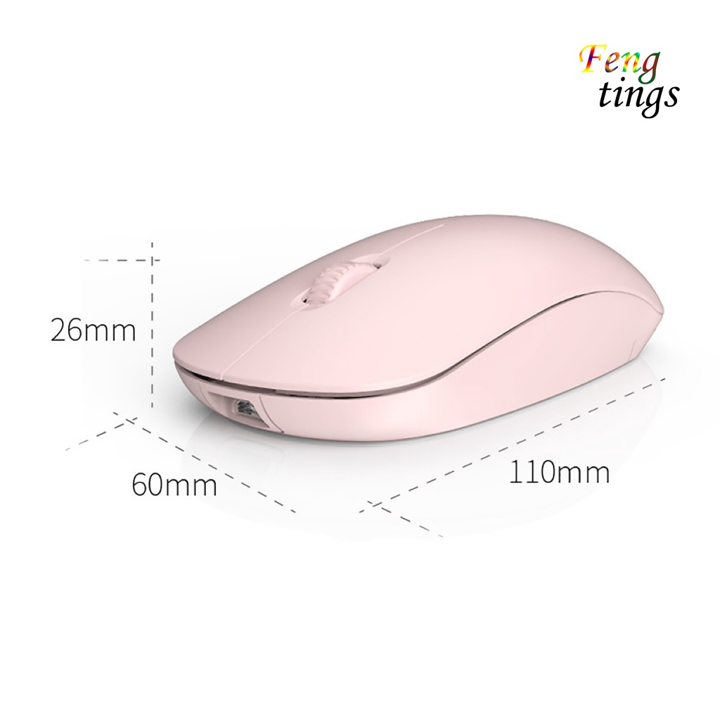 chuột không dây Abs M108 2.4ghz Có Thể Sạc Lại Hoặc Dùng Pin