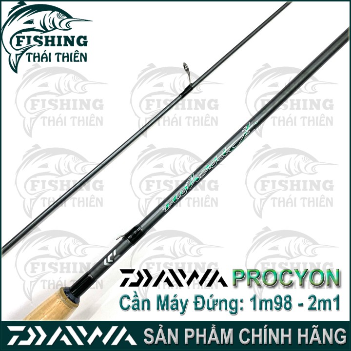 Cần Câu Cá Daiwa Procyon 662LF, 662MF, 702MHX Cần Lure Máy Đứng 1m98, 2m1 Dòng Cao Cấp Hàng Chính Hãng