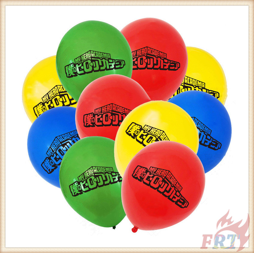 Bong bóng in chữ Anime My Hero Academia 12 inch dành cho trang trí tiệc