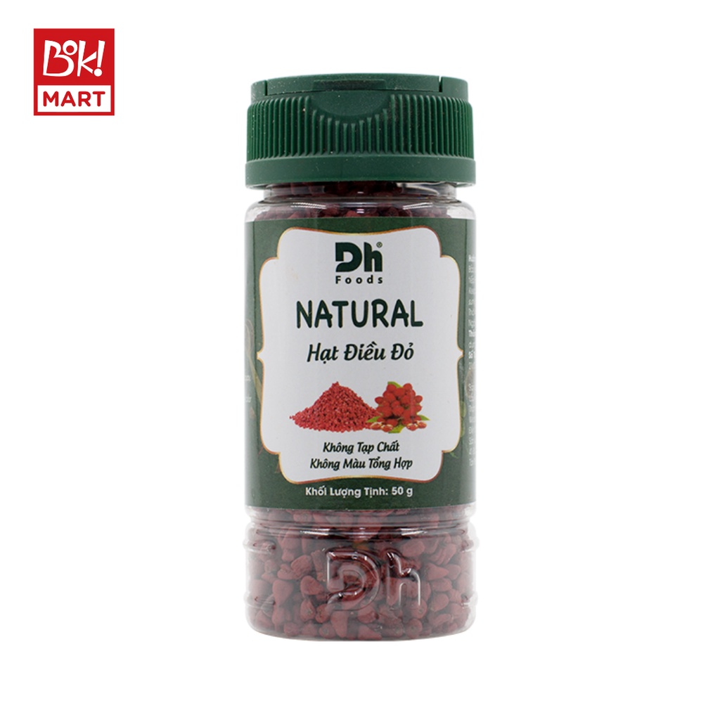 Natural Hạt điều đỏ Dh Foods 50g