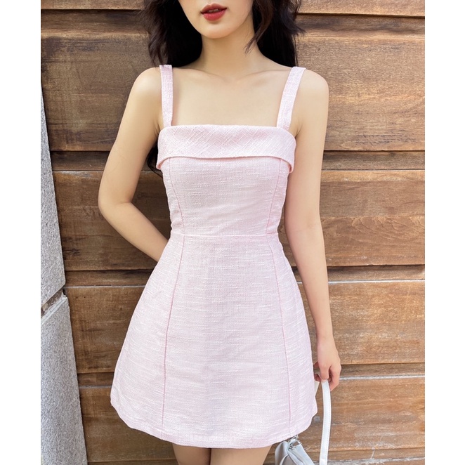 Đầm 2 dây bố Ellyclothing