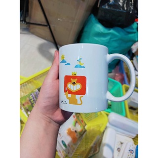 Ly gốm sứ tráng men hình cool