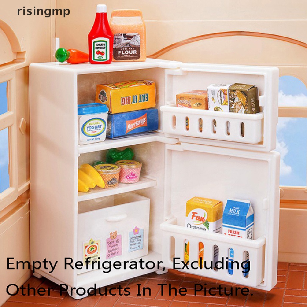 Mô Hình Ghế Dài Trang Trí Nhà Búp Bê / Tủ Lạnh ♨Trên đó