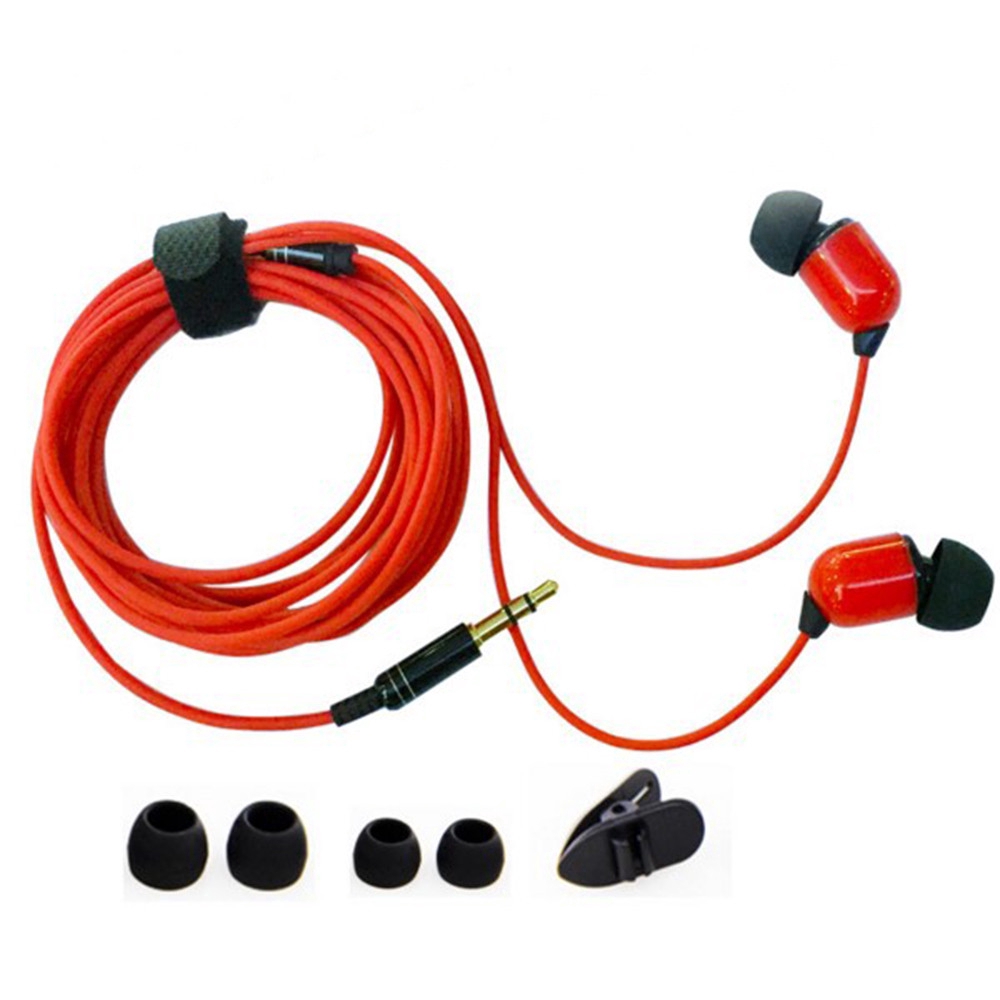 3.5MM MP3 Wired Earphones Double Bass Dual Drive Stereo 3 Meters Long Earphone Wire Earphones For Anchor Karaoke