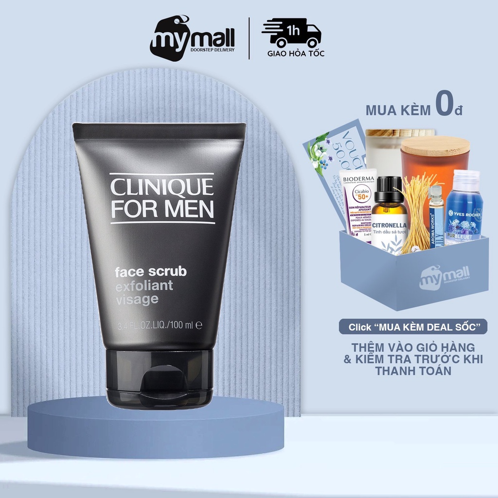 Tẩy Tế Bào Chết Cho Nam Clinique For Men Face Scrub 100ml