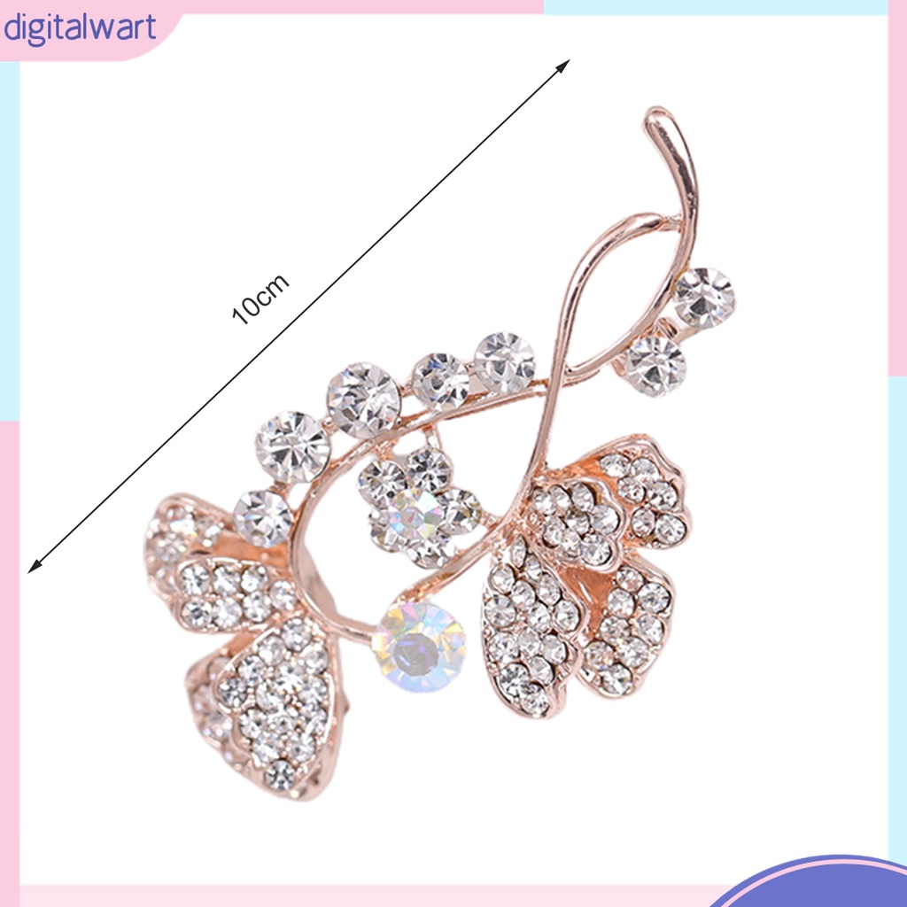 Ghim Cài Áo Hình Hoa Đính Đá Phong Cách Hàn Quốc Thanh Lịch