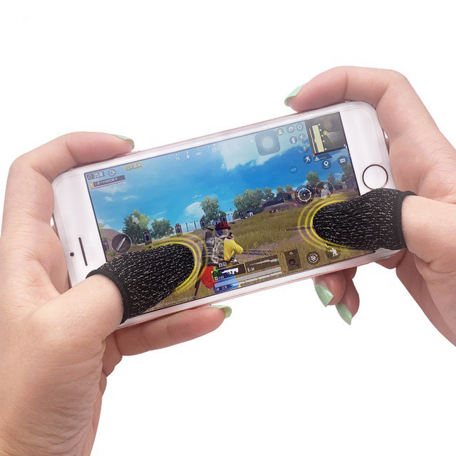 [Hàng xịn] Găng tay chơi game - Bộ bao 2 ngón tay chuyên dụng chơi game mobile chống ra mồ hôi tay