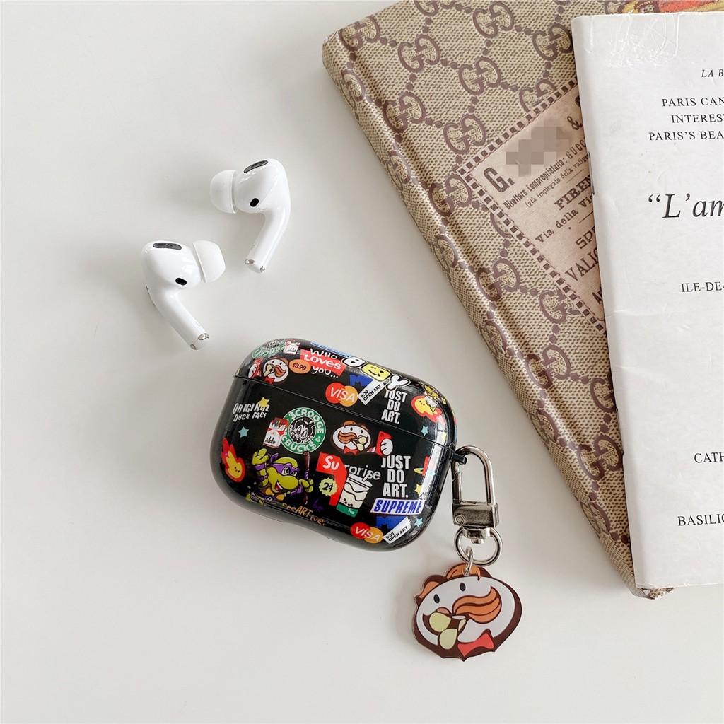 Vỏ bảo vệ hộp sạc tai nghe AirPods Pro AirPods 1/2 AirPods 3 bằng IMD hình cá tính