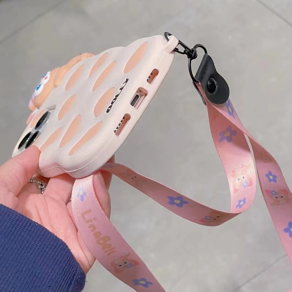 Ốp Điện Thoại Hình Poop Linabell Có Dây Đeo Cho Iphone 13 Pro Max 12 Pro Max 11 Pro Max Xs Max Xr X 7 8 Plus