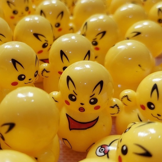 Ryoo Đồ chơi mini Lật Đật Ông Già NÔ EN NGƯỜI TUYẾT ĐÔREMON PICACHU DOREMI NGƯỜI MÁY ROBOT MÈO GẤU TRÚC 🌻 Đồ chơi cho bé