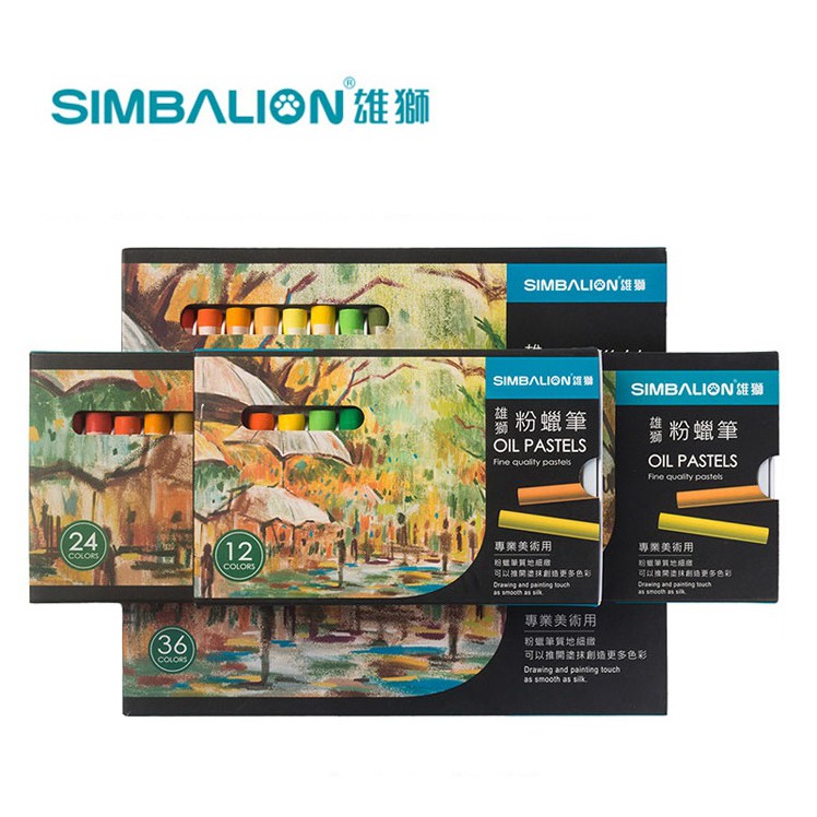 Màu sáp dầu Simbalion - Oil Pastels Academy