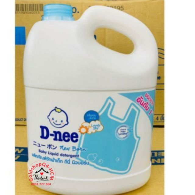 HCM - Nước giặt dnee 5màu 3000ml Thái lan HSD 2026