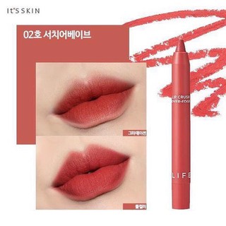 Son bút chì siêu lì it's skin life color lip crush over-edge
