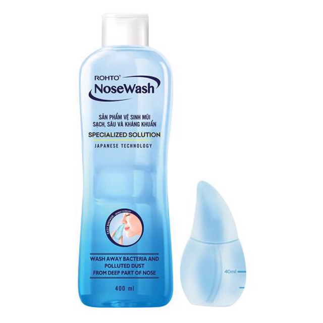 Bộ sản phẩm rửa mũi Rhoto NoseWash