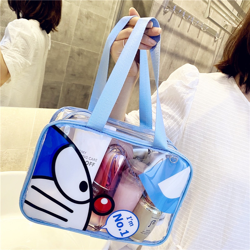 Túi XIAODUOJIAJU đựng mỹ phẩm/đồ trang điểm gọn nhẹ sức chứa lớn xinh xắn cho du lịch 365