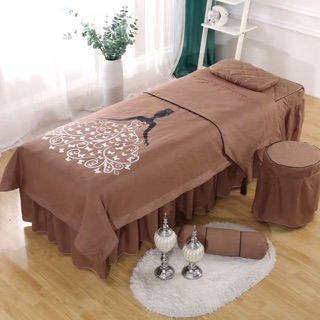 Bộ ga 4 món trải giường spa