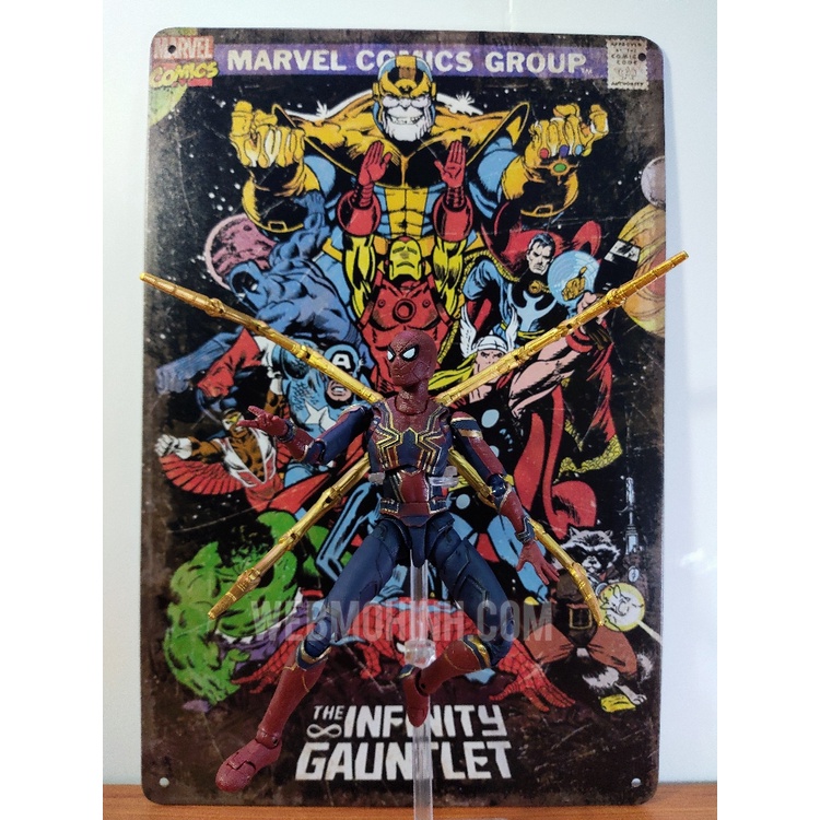 🌟GIÁ HỦY DIỆT🌟 Mô Hình Người Nhện Iron Spider SHF Full Box