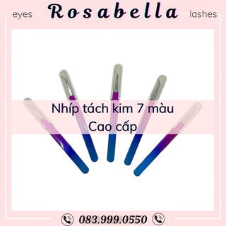Nhíp tách kim nối mi 7 màu - dụng cụ nối mi