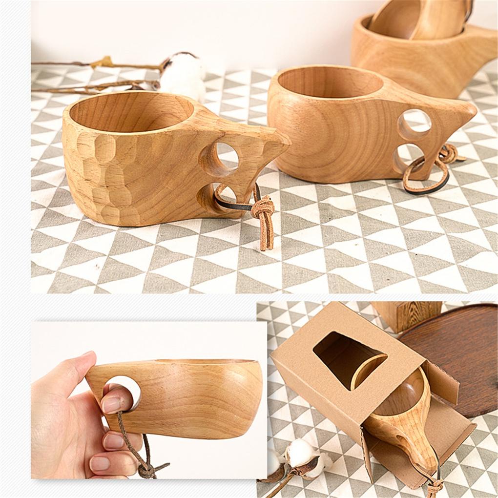 Cốc Uống Nước Bằng Gỗ Handmade Chất Lượng